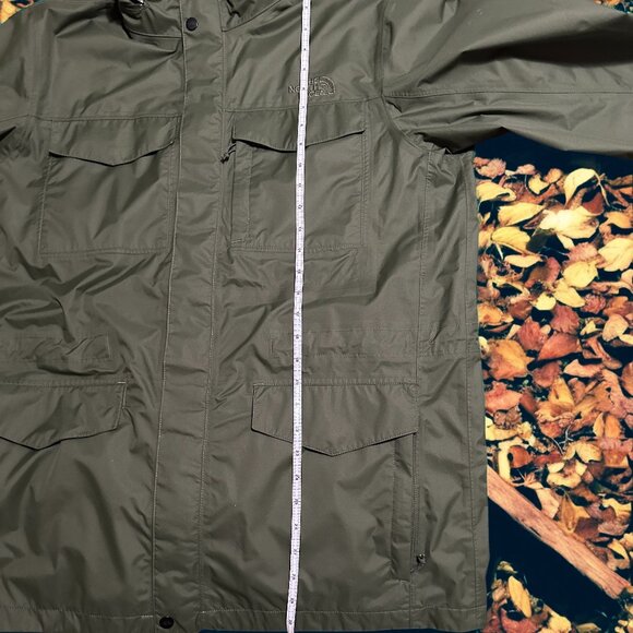 The North Face Mens All Weather Jacket Forest Green New Without Tags Full Zipper - Picture 10 of 15